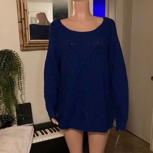 Womens knit over size sweater